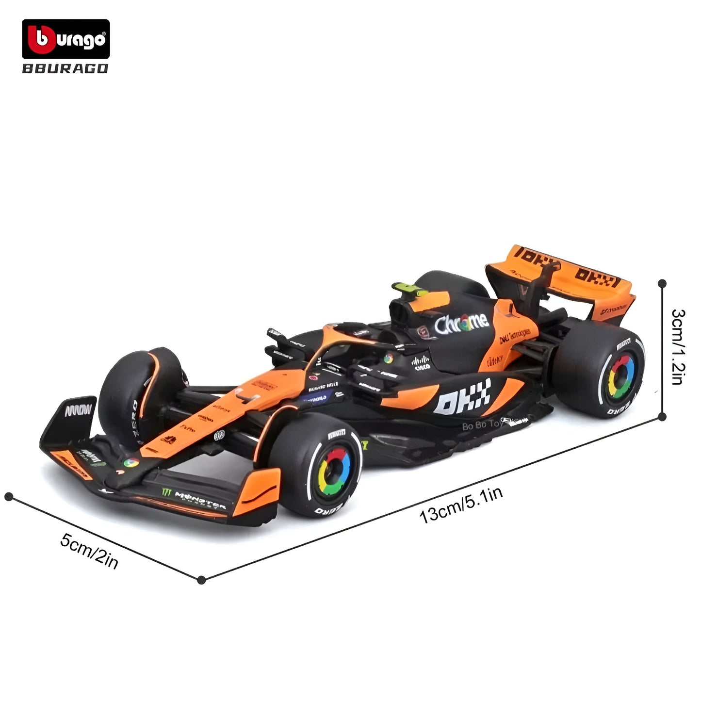 Bburago 1:43 F1 McLaren - Lando Norris | MCL60 #4