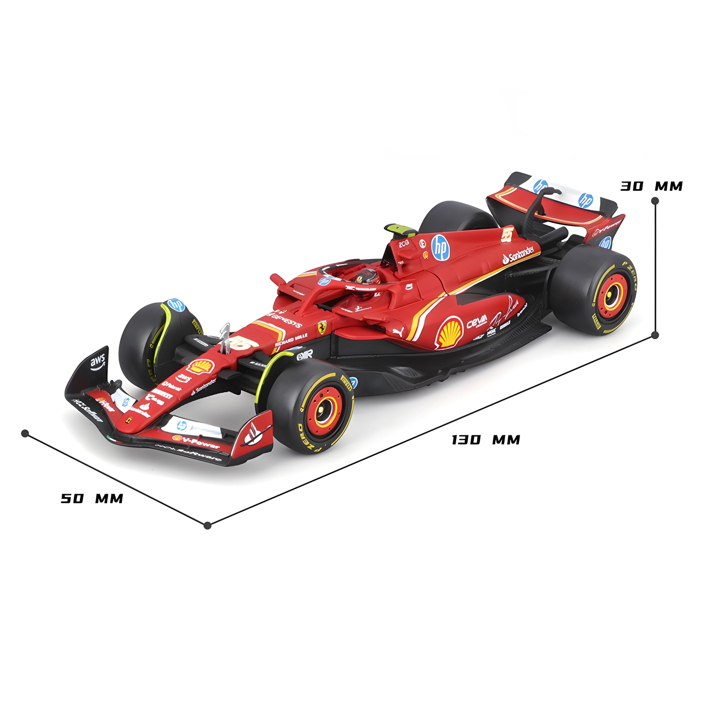 Bburago 1:43 F1 Scuderia Ferrari - Charles Leclerc | SF24 #16