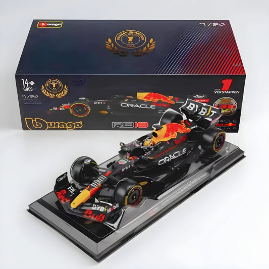 [Pre-Order Only] 1:24 RedBull F1 With Helmet Max Verstappen RB18 #1